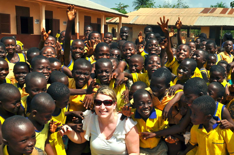 Rebecca in Ghana
